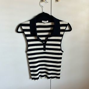 Madewell Owen Polo Sweater Tank.